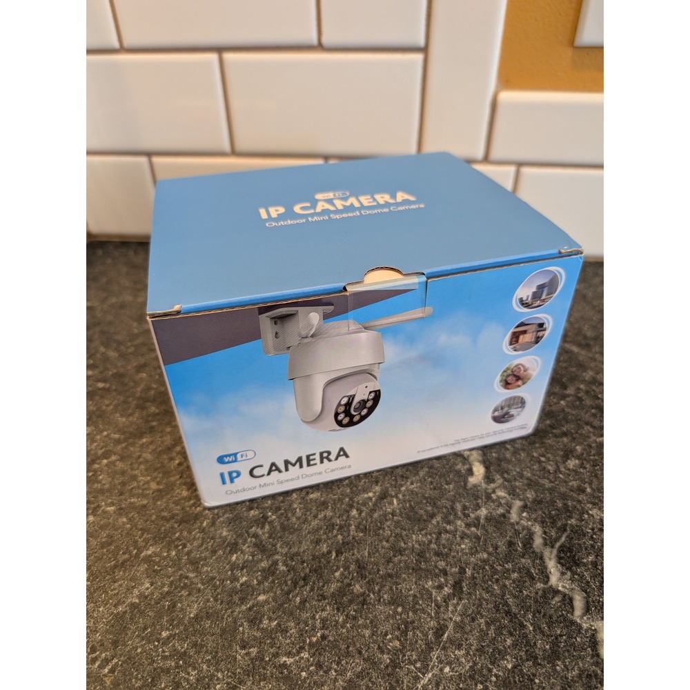 Tuya Smart WiFi IP Camera Outdoor Mini Speed Dome Security Surveillance White